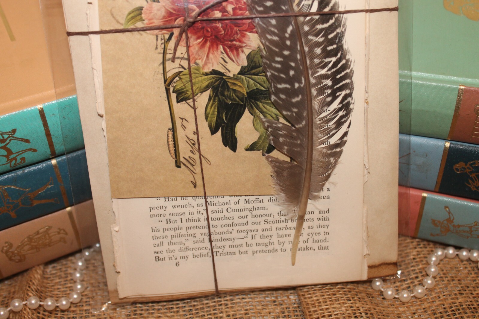 Assorted Vintage Themed Paper Supplies