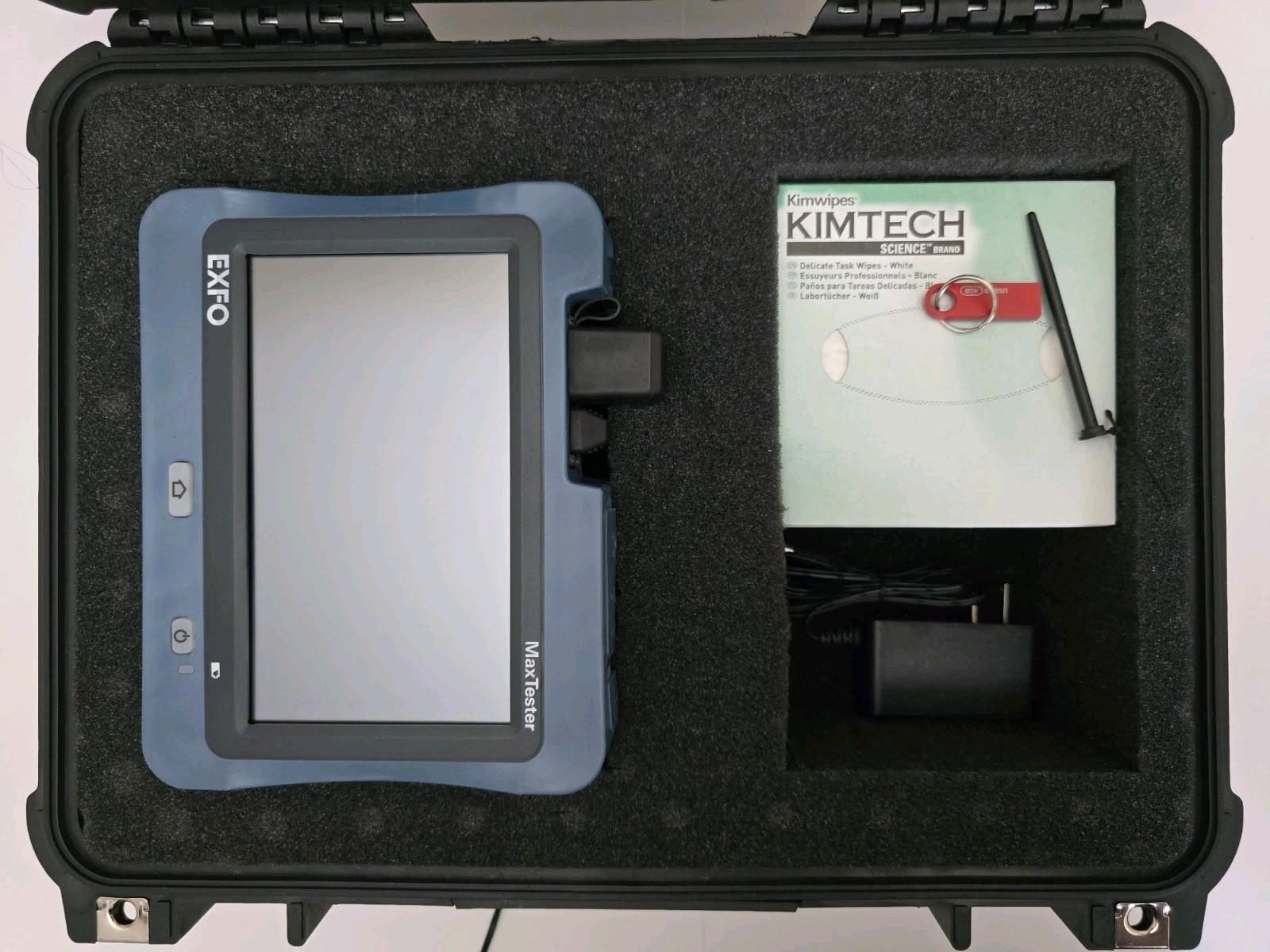 EXFO MAX-715B-M1 / 1310 1550 iOLM iADV / PM VFL WiFi BT Fiber Optic Max Tester b