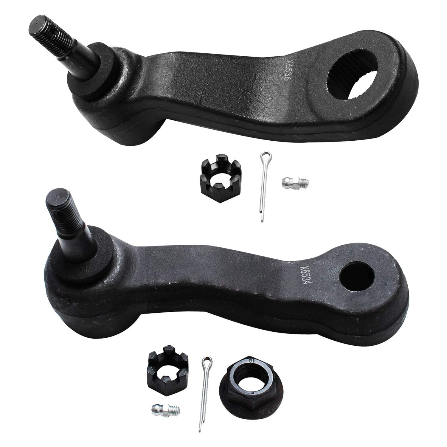 6pc Inner Outer Tie Rod + Idler Arm Pitman Arm for Chevy Silverado Sierra 1500