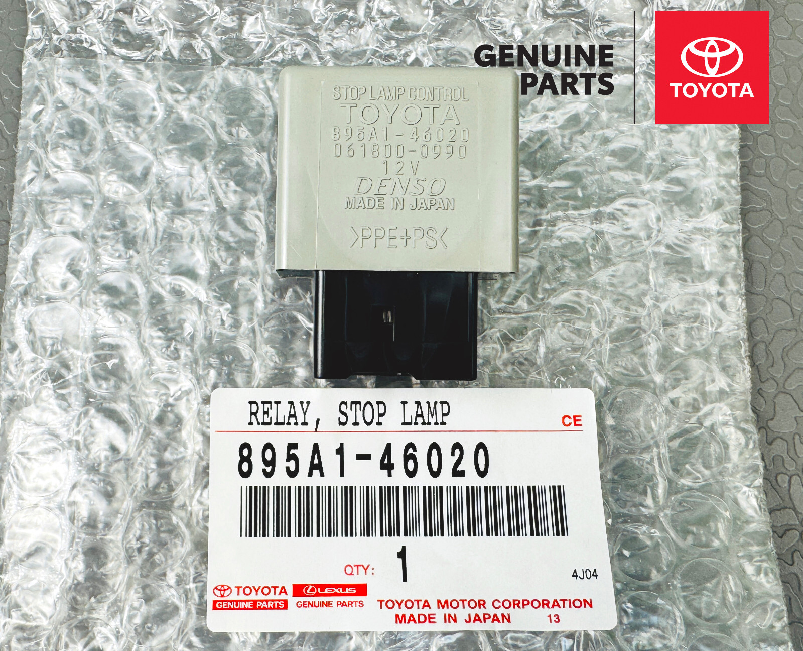 895A1-46020 GENUINE LEXUS 2010-2014 GX460 RELAY, STOP LAMP 895A146020 NEW OEM