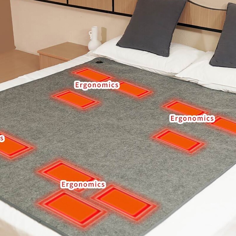 Electric Heated Blanket Fast Heating 3 Gear Portable USB Heated Mattress Outdoor