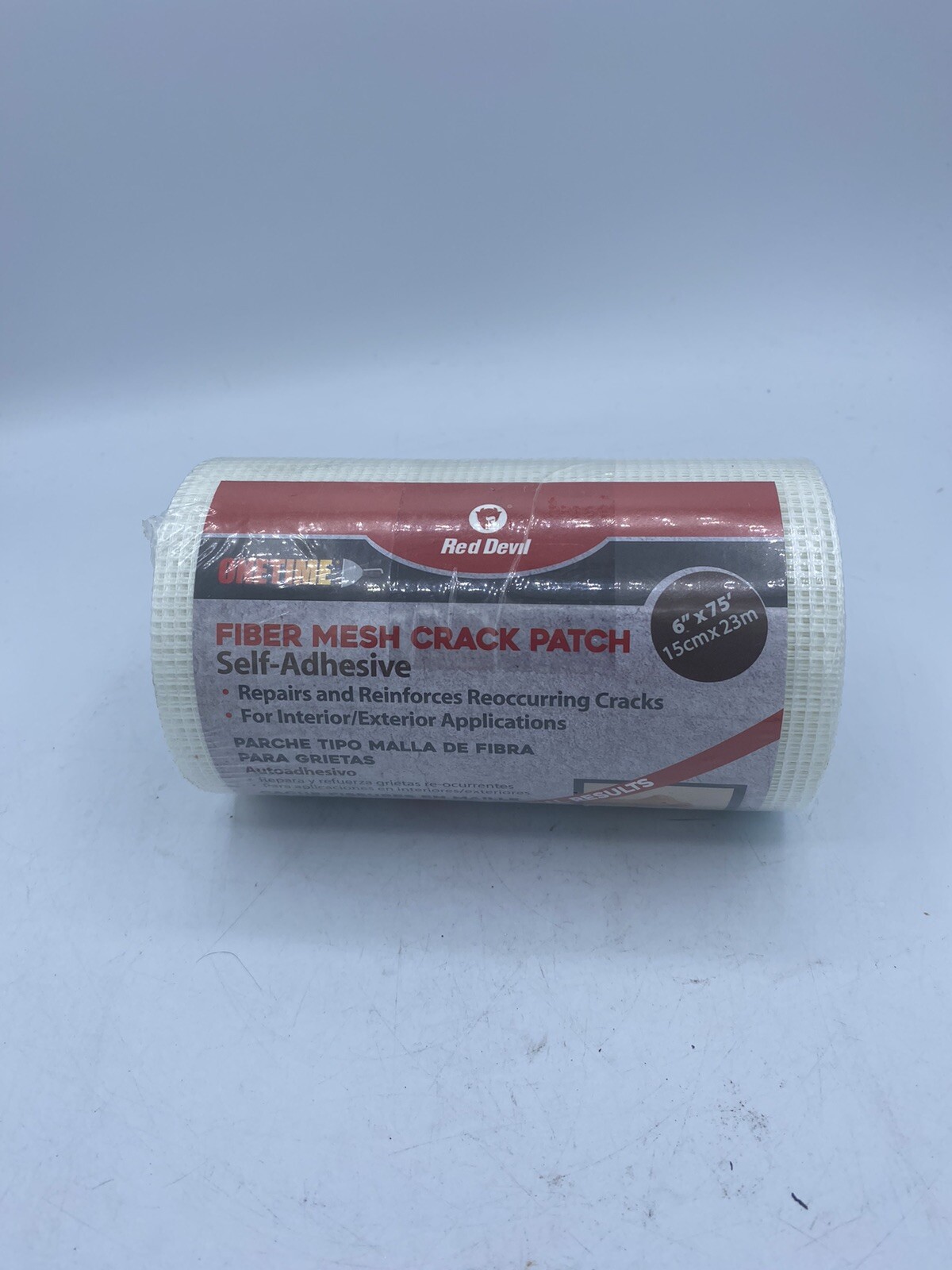 Red Devil 1226 Onetime Fiber Mesh Crack Patch 6" x 75' Wall Repair Fabric