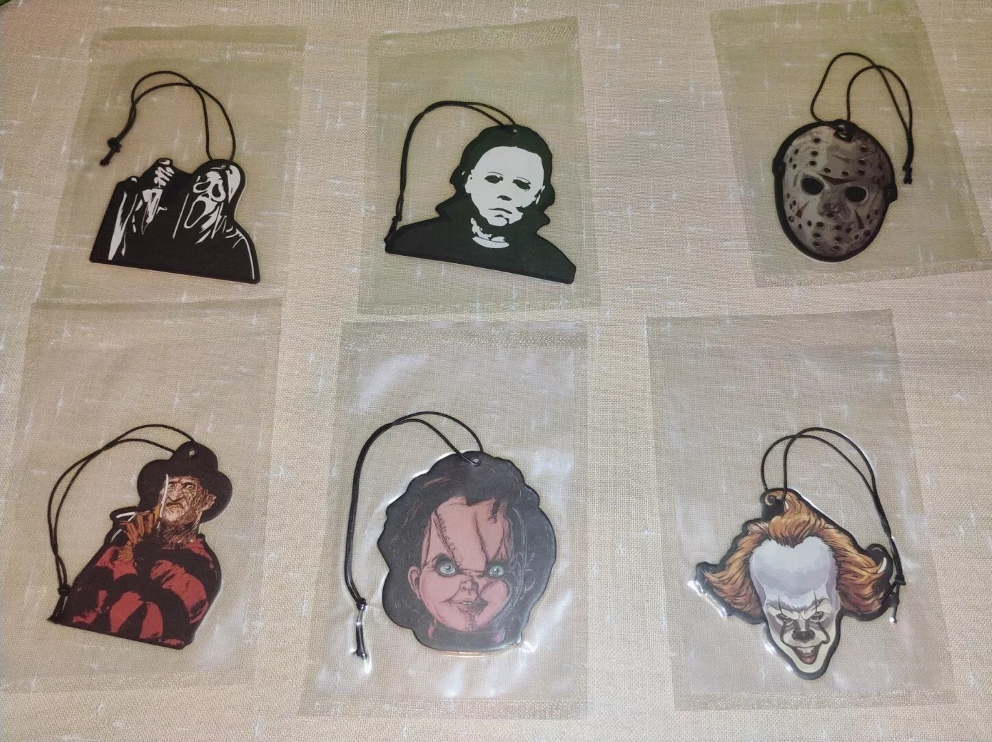 Halloween Horror Movie Ornaments Iconic Characters Christmas Lot Of 6