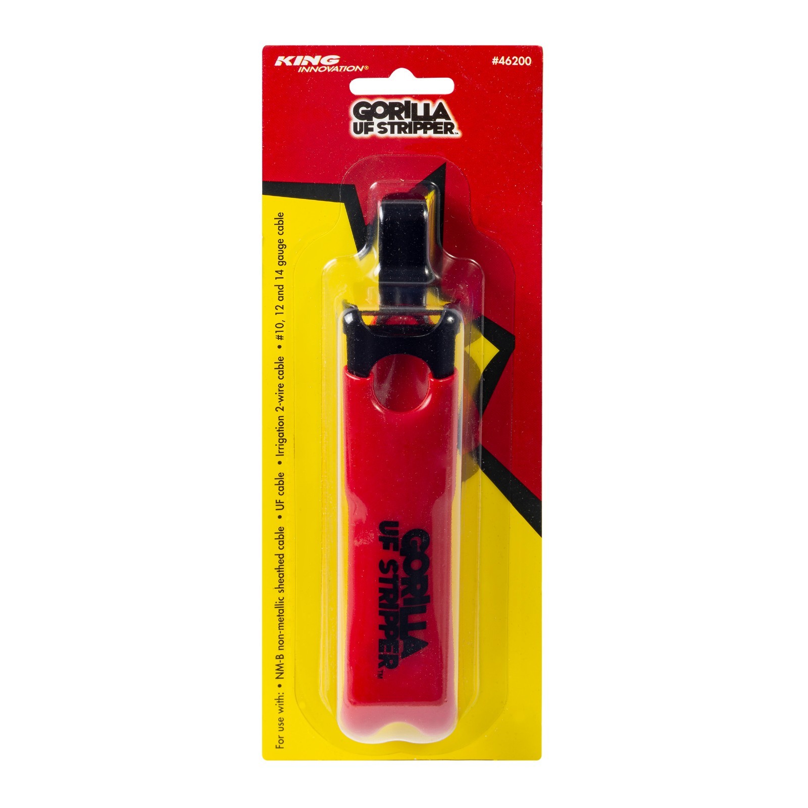 King Gorilla 10" UF Cable Stripper – Carbon Steel Wire Tool 46200