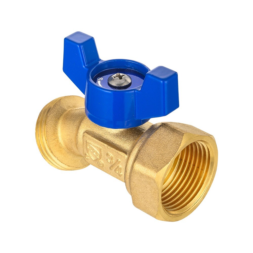 10PCS EFIELD 1/4Turn Spigot ,Outdoor Brass Valve 3/4" Female NPT Inlet x3/4" MHT
