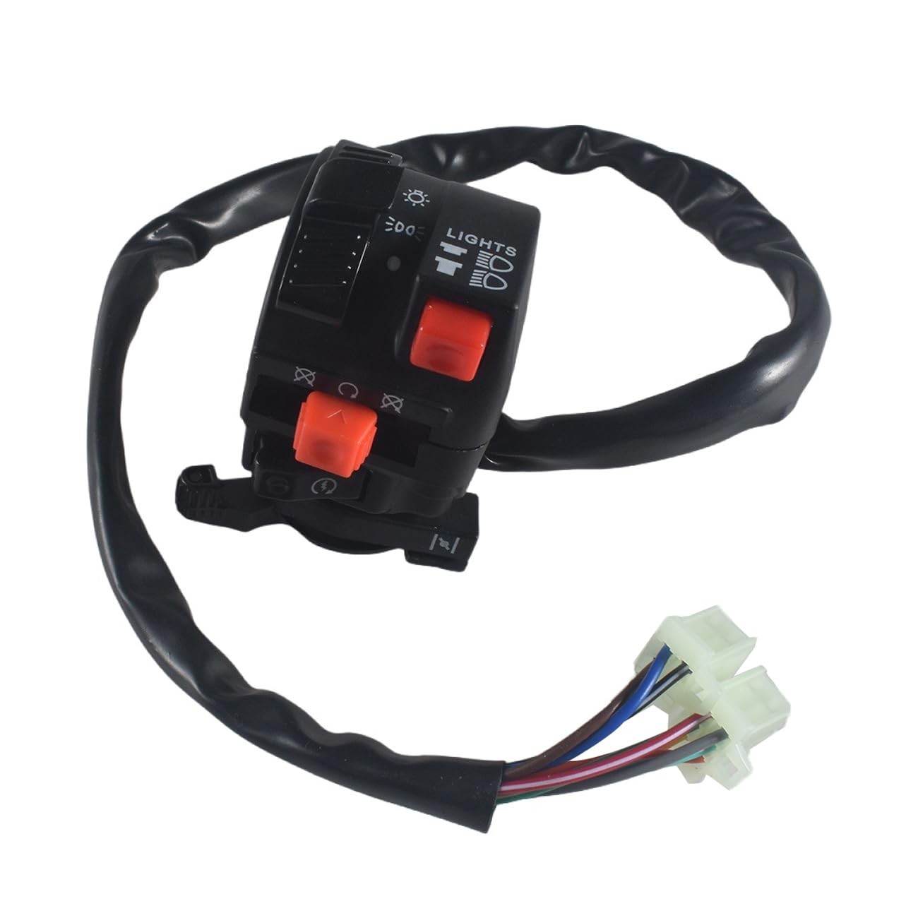 5Function 9 Wire Chinese ATV Left Side Control Switch Assembly 150cc300cc