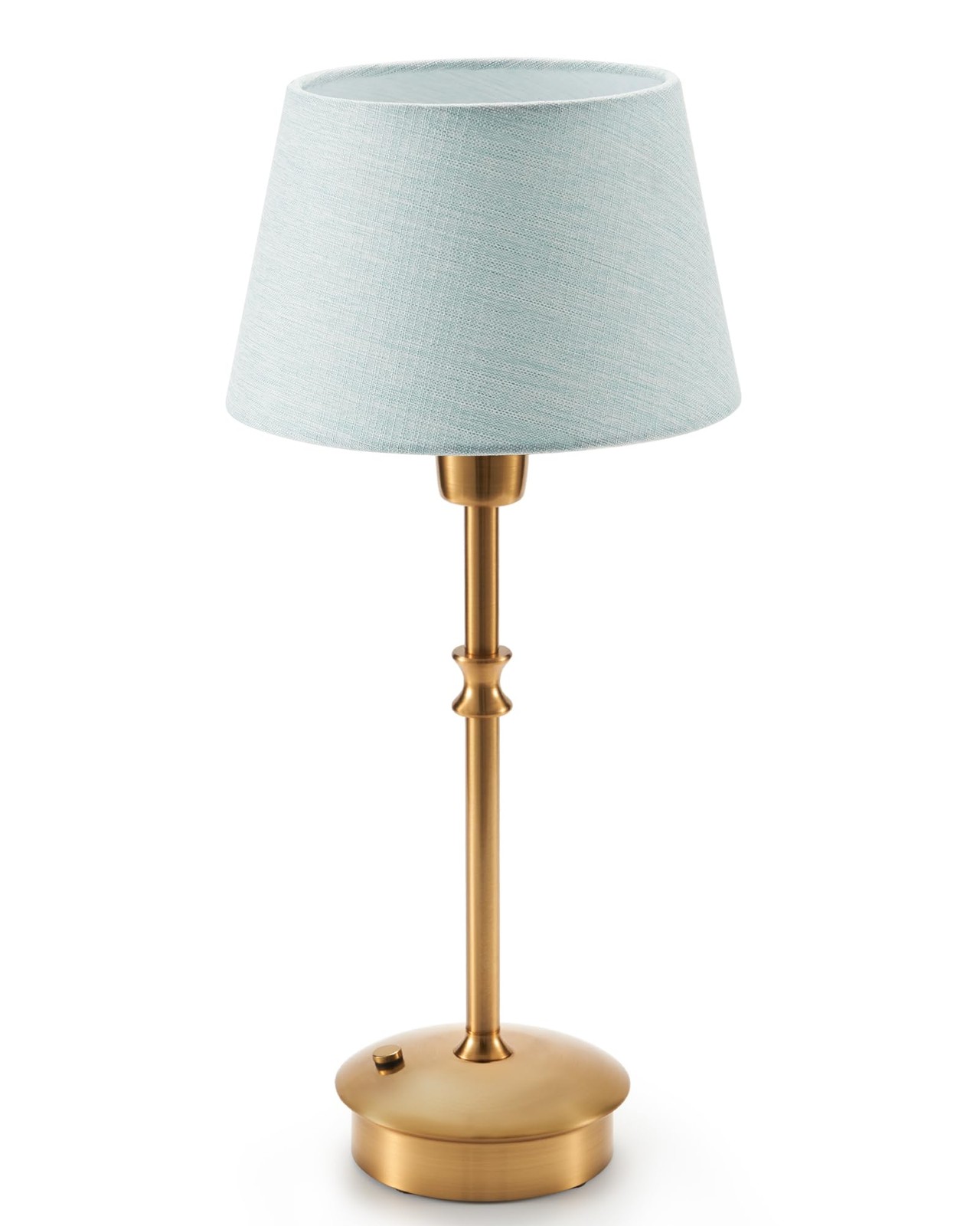 UMEXUS Cordless Lamp Rechargeable Table Lamps, 13.97"H, Light Blue Shade