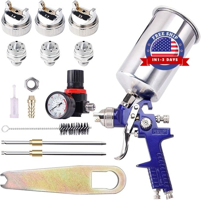 PROFESIONAL Pistola De Pintura HVLP Automotriz Para Casas Autos NUEVO 1000cc