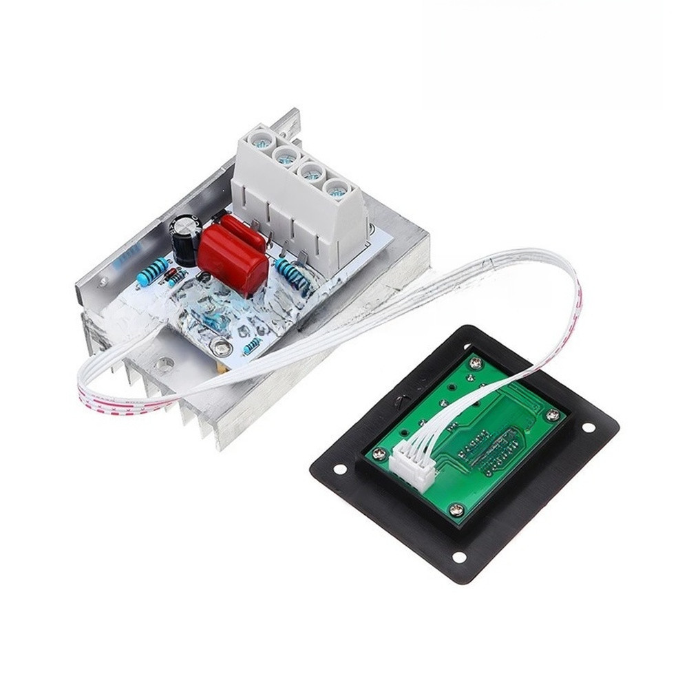 10000W AC 220V Dimmer Thyristor Controller with Digital Voltage Readout