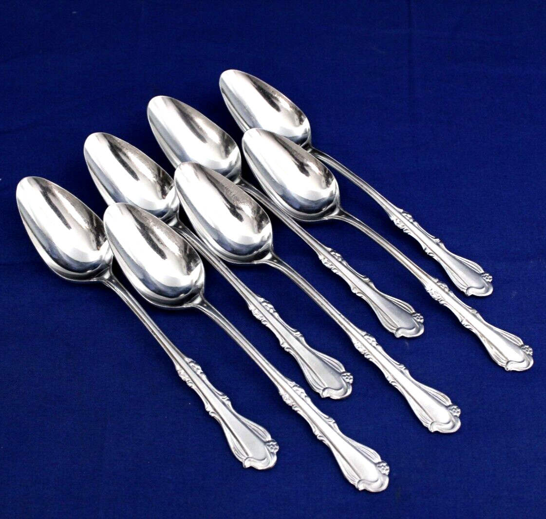 7   "EPS21"  6 1/2" TEASPOONS  EPIC CUSTOM STAINLESS FLATWARE JAPAN BEAUTIFUL