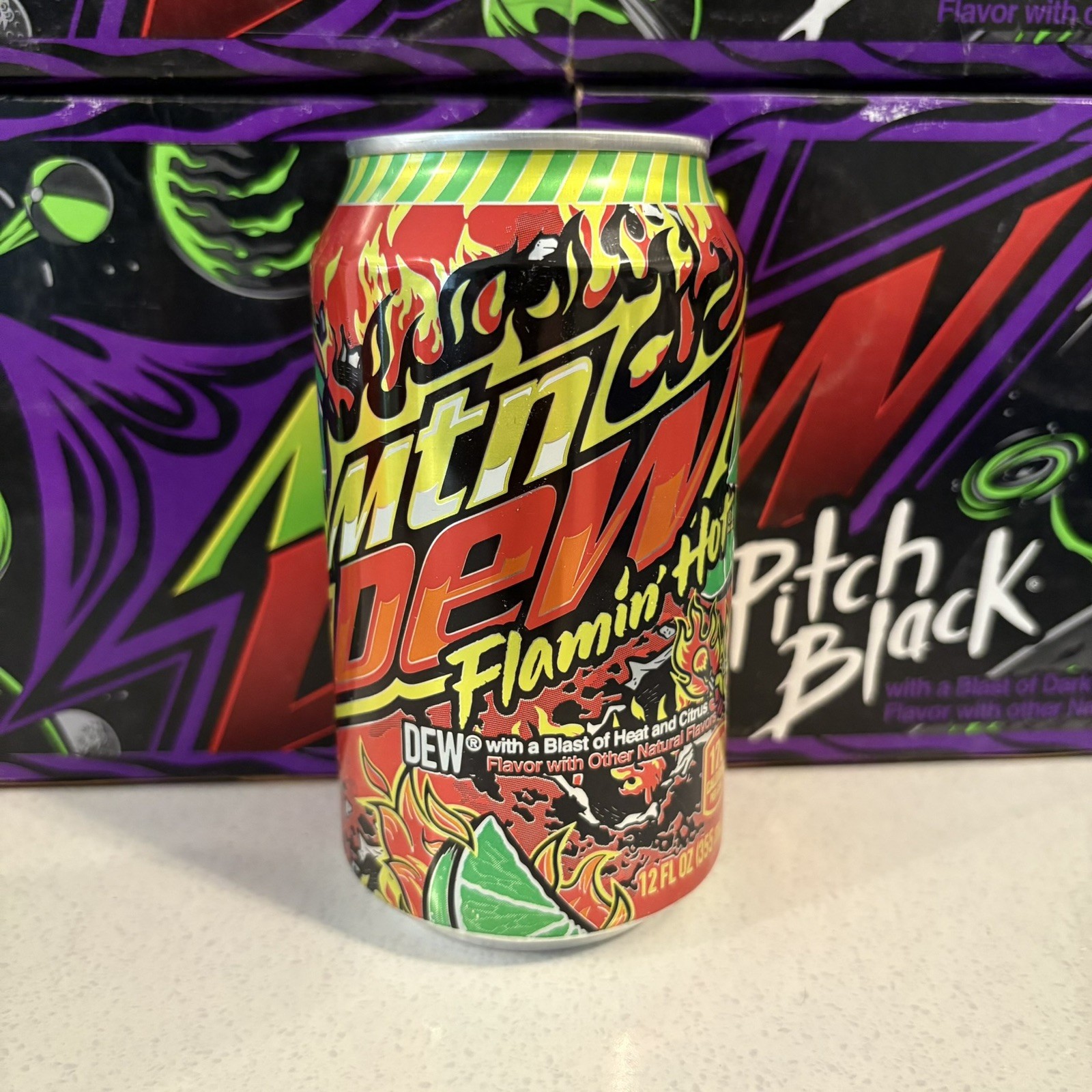 Mtn Dew Flamin Hot Expired*