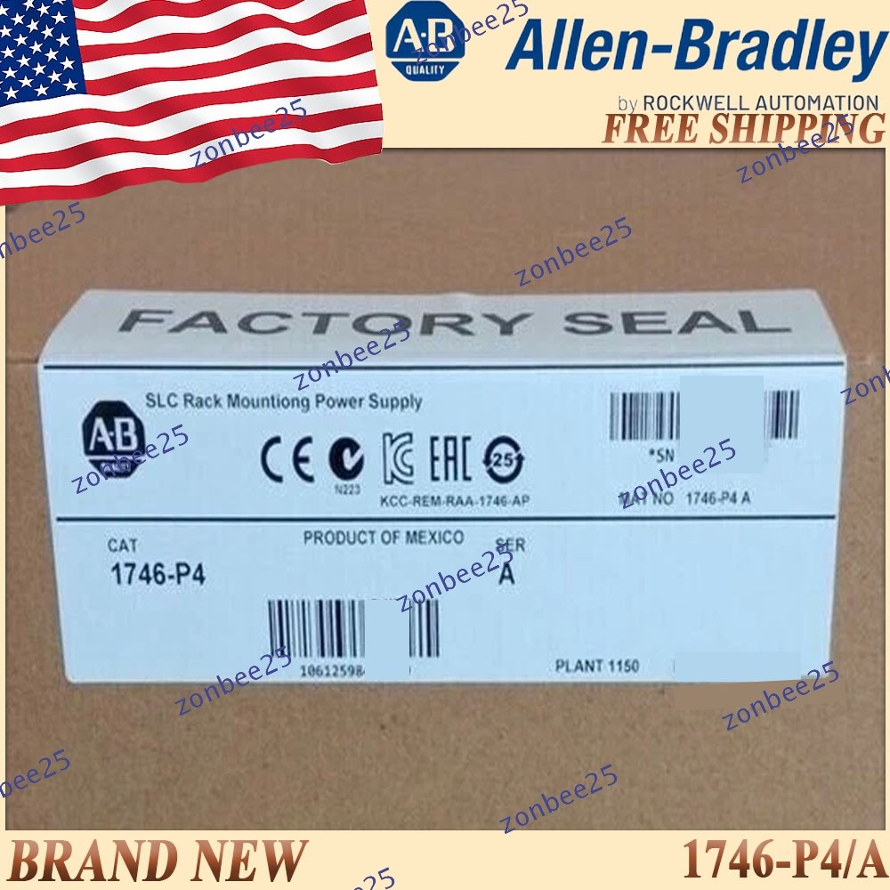 New Sealed AB 1746-P4/A SLC 500 Power Supply Module AB 1746P4 USstock