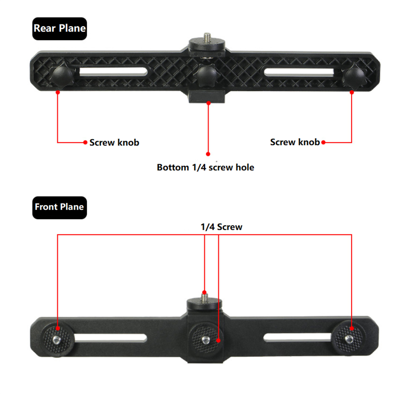 Double Cell Phone Plastic Holder Adjustable Stand Support Tablet Mount Clamp