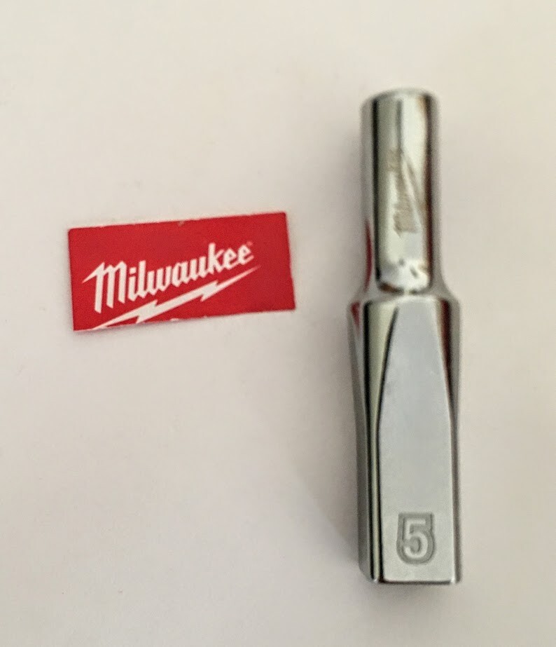 Milwaukee  5  mm x 1/4 In. Dr  6-Point Deep  Socket Free USA Shipping