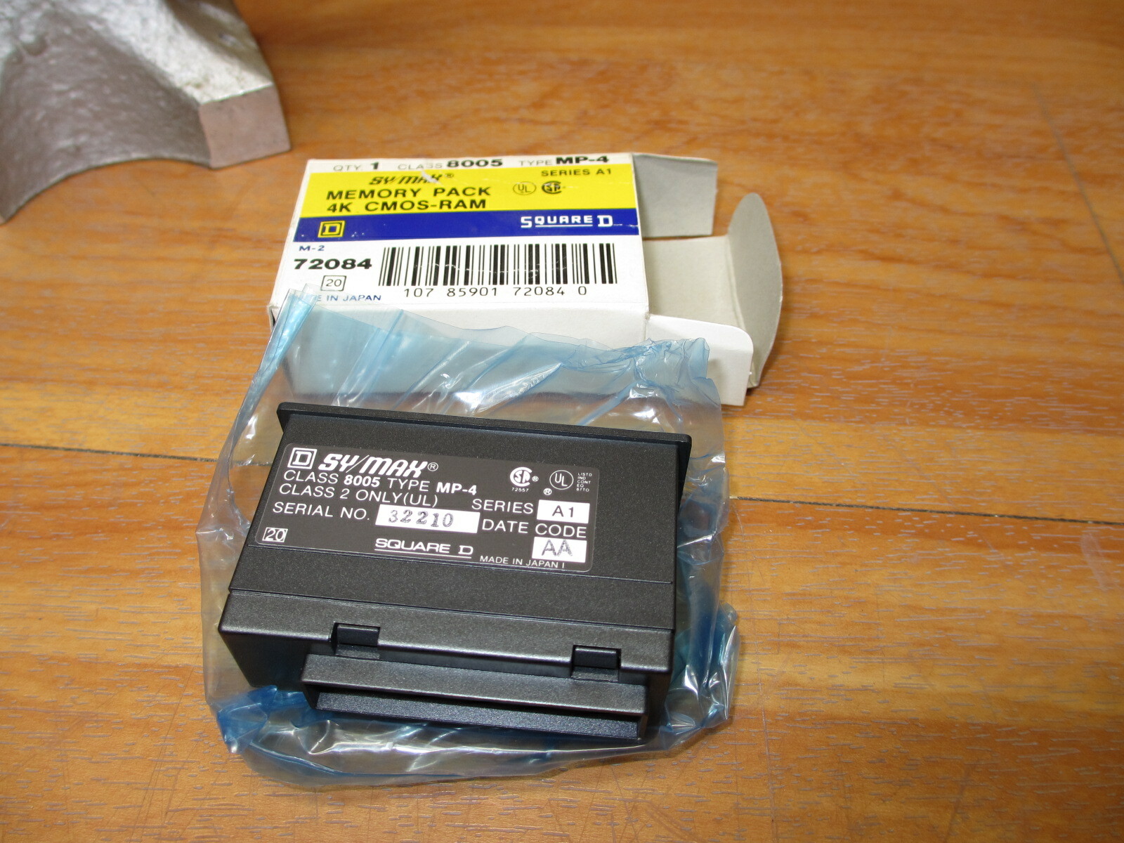 Square D 8005 Memory Pack 4K CMOS-RAM SY/MAX *NICE* MP-4, 72084