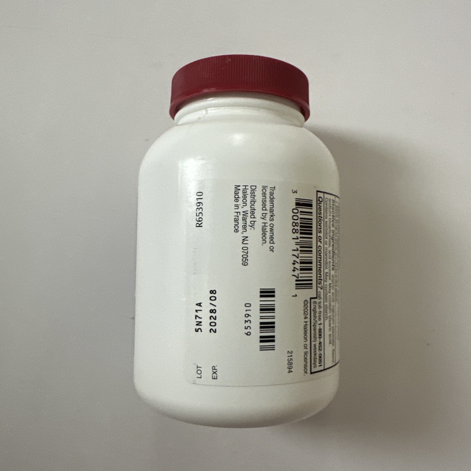 (1) Gaviscon Extra Strength Chewable Antacid Tablets 100 Count Exp. 08/28