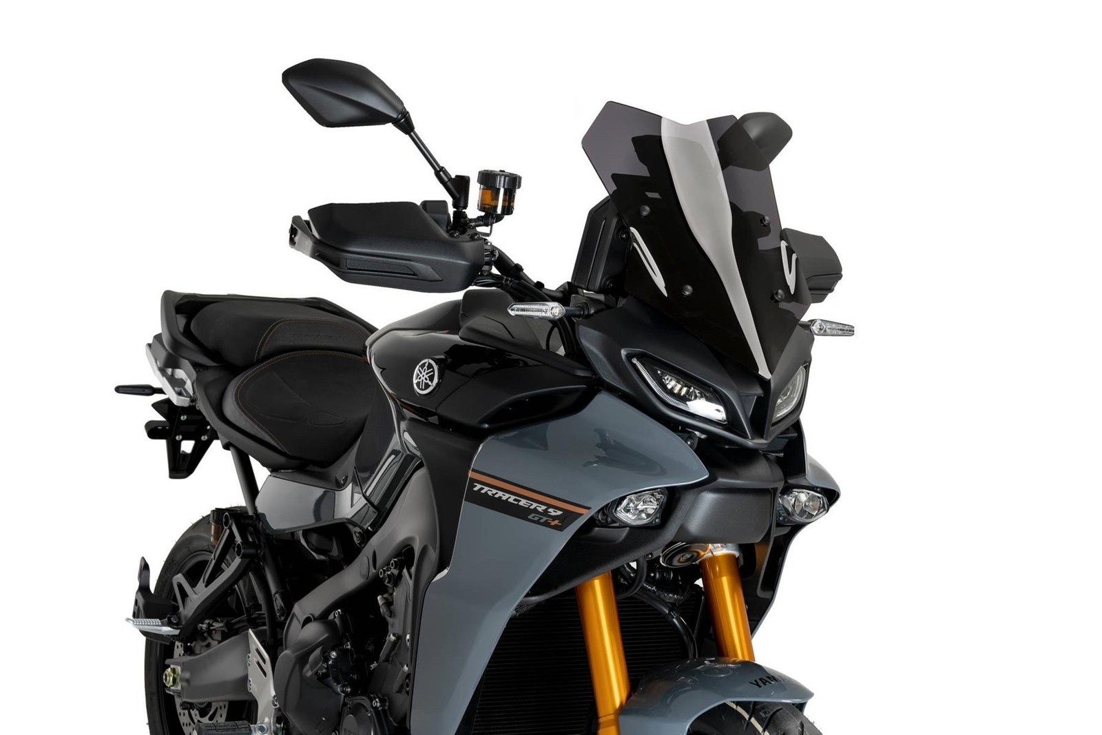 Yamaha Tracer 9 GT+ 2021-2024 Puig Sport Screen Windshield Dark Smoke