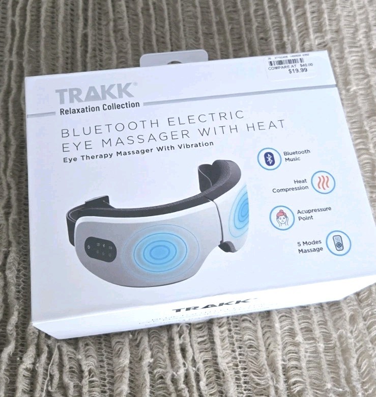 Trakk Relaxation Collection Bluetooth Electric Eye Massager With heat . New