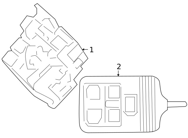 Genuine Ford Keyless Entry Transmitter 7L1Z15K601AA