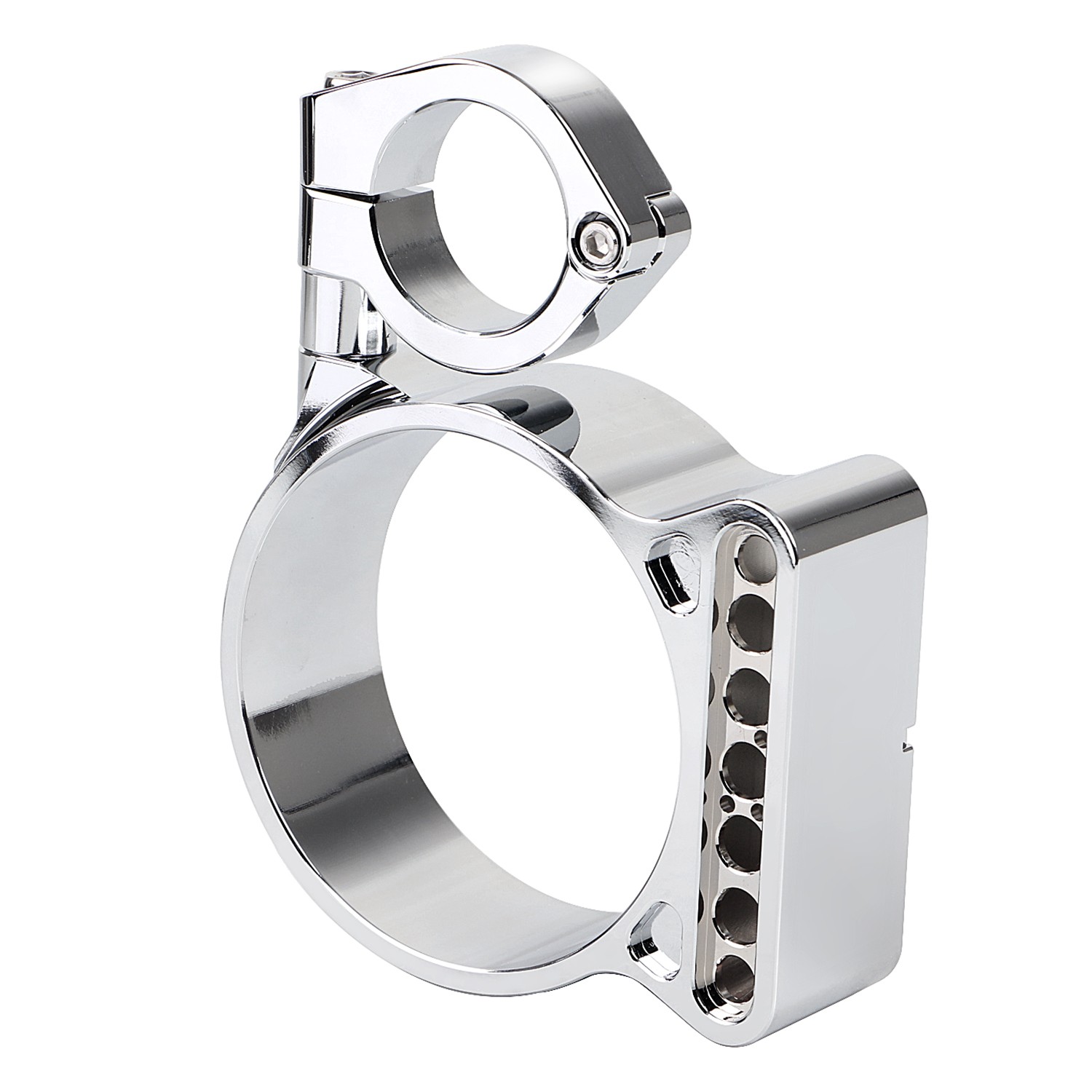 Chrome Side Mount Speedometer Relocation Bracket For Harley Sportster 883 1200