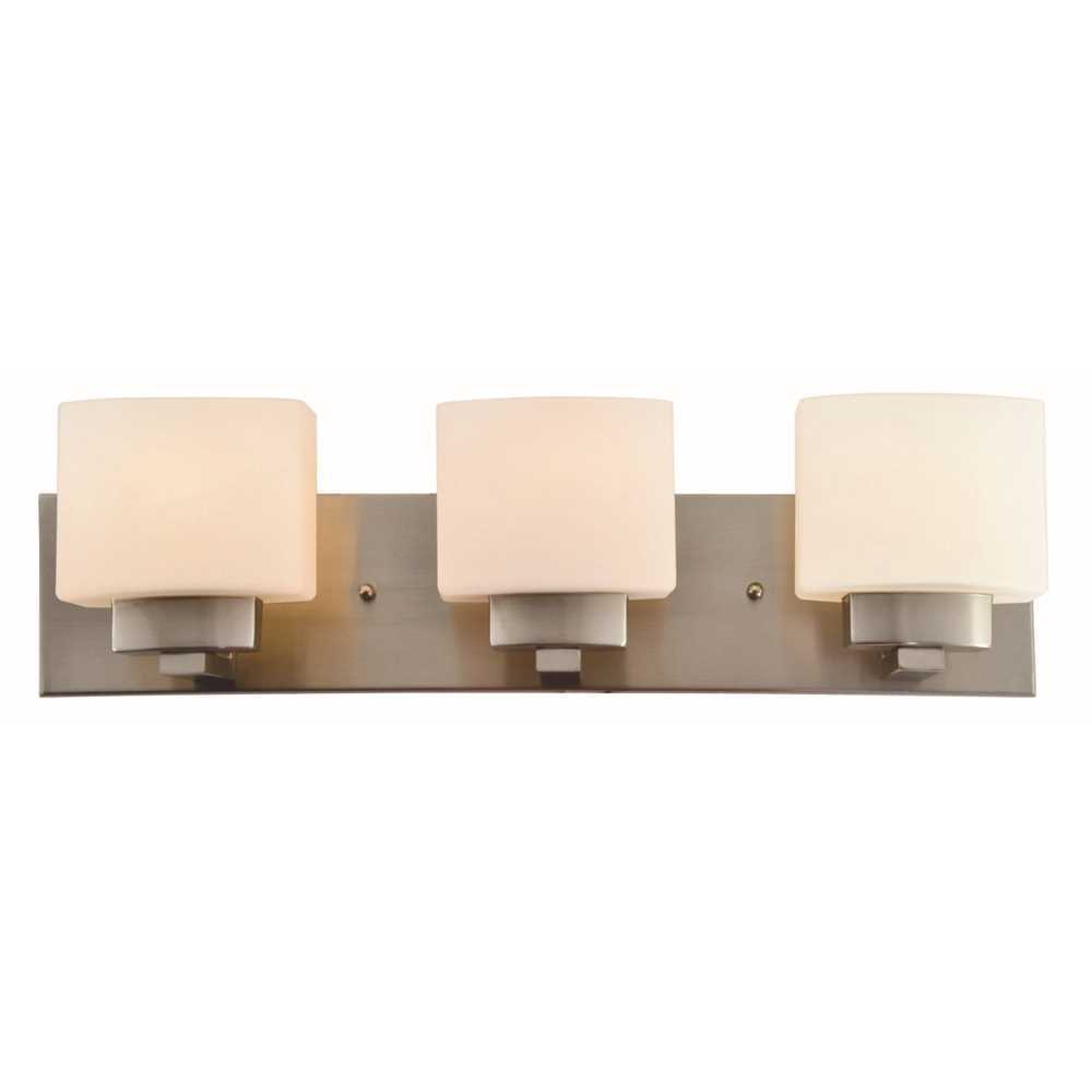 Dove Creek 3-Light Satin Nickel Bath Light Color/Finish Family