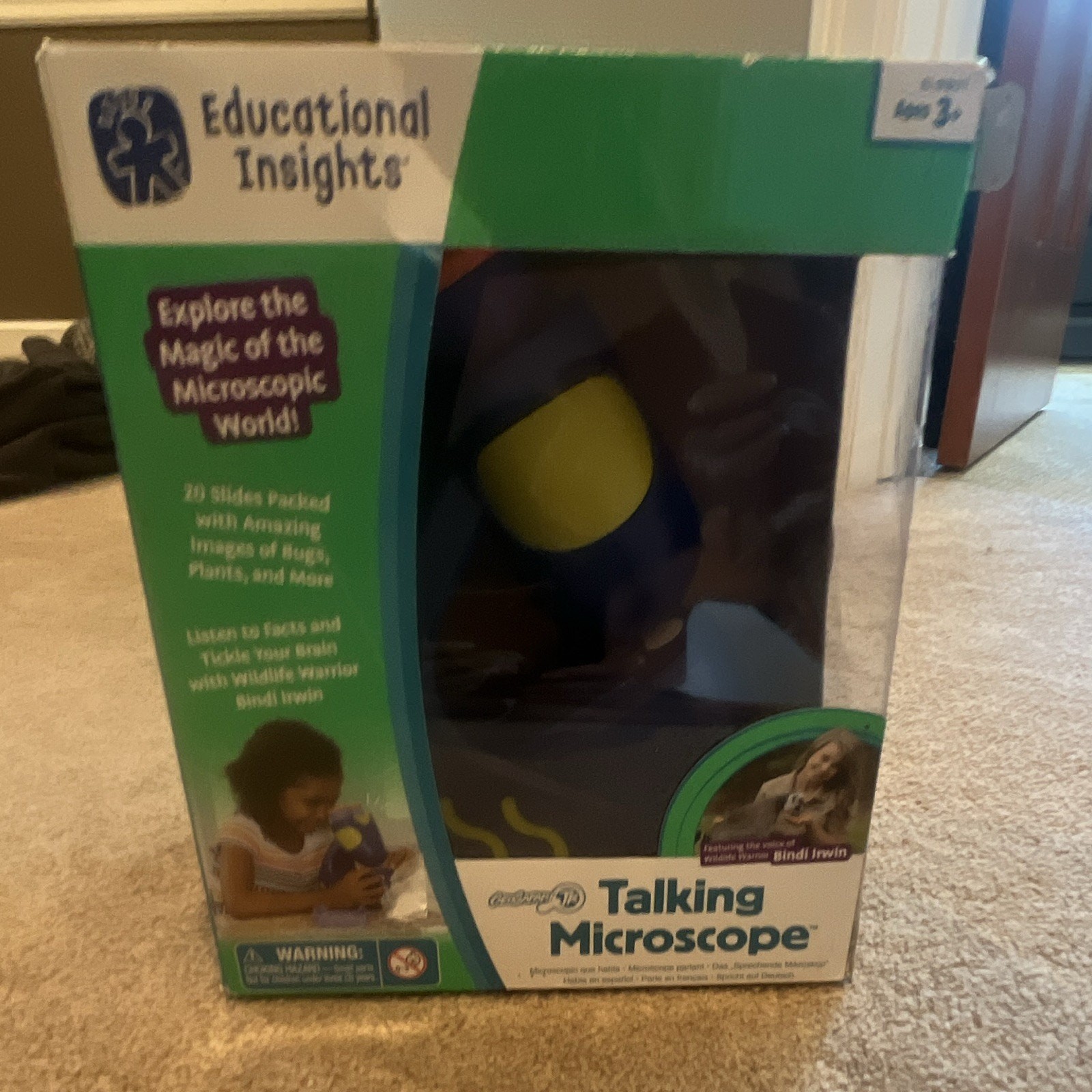 Educational Insights GeoSafari Jr. Talking Microscope, Bindi Irwin, Ages 3+