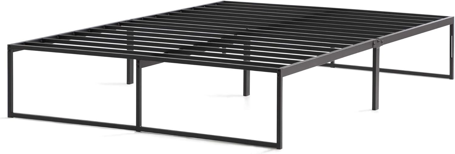 Space-Saving Twin Platform Bed Frame - 14" High, Easy Assembly, Stylish Design