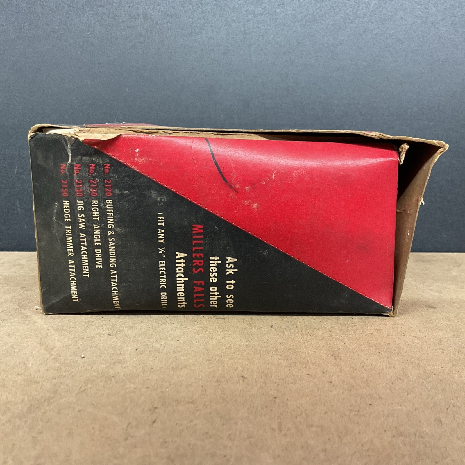 Miller Falls Tools Universal Orbital Sander Attachment 1/4” Electrical Drill NOS