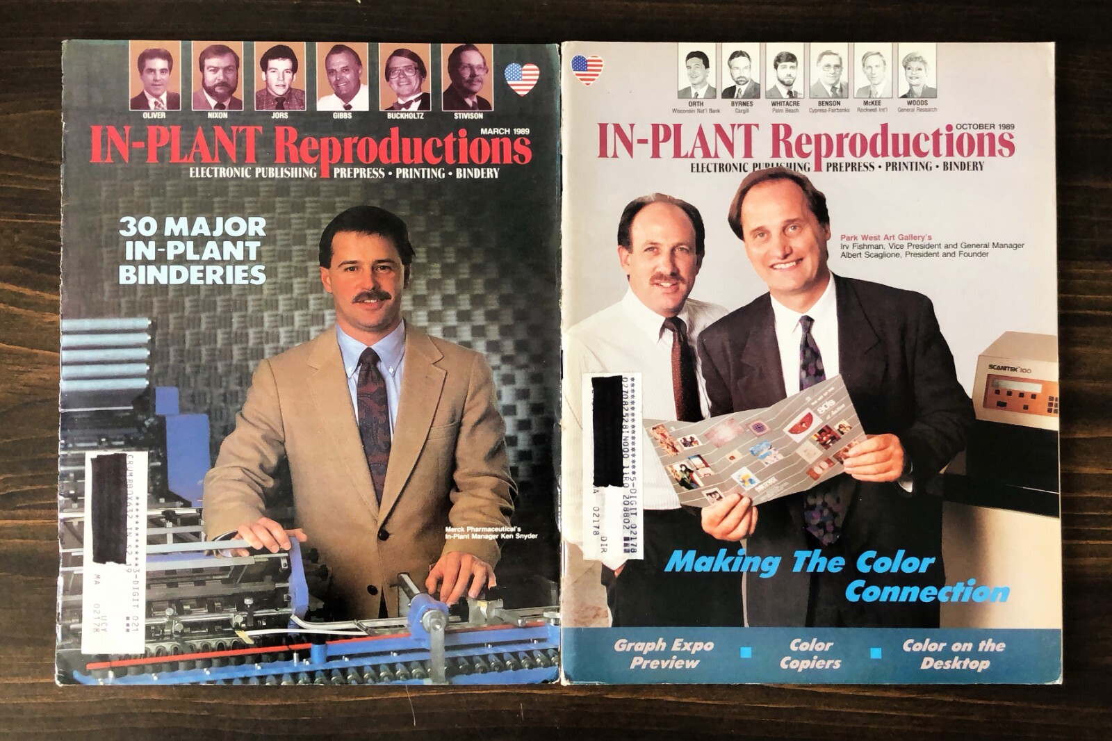 1989 In-Plant Reproductions - Lot of 2