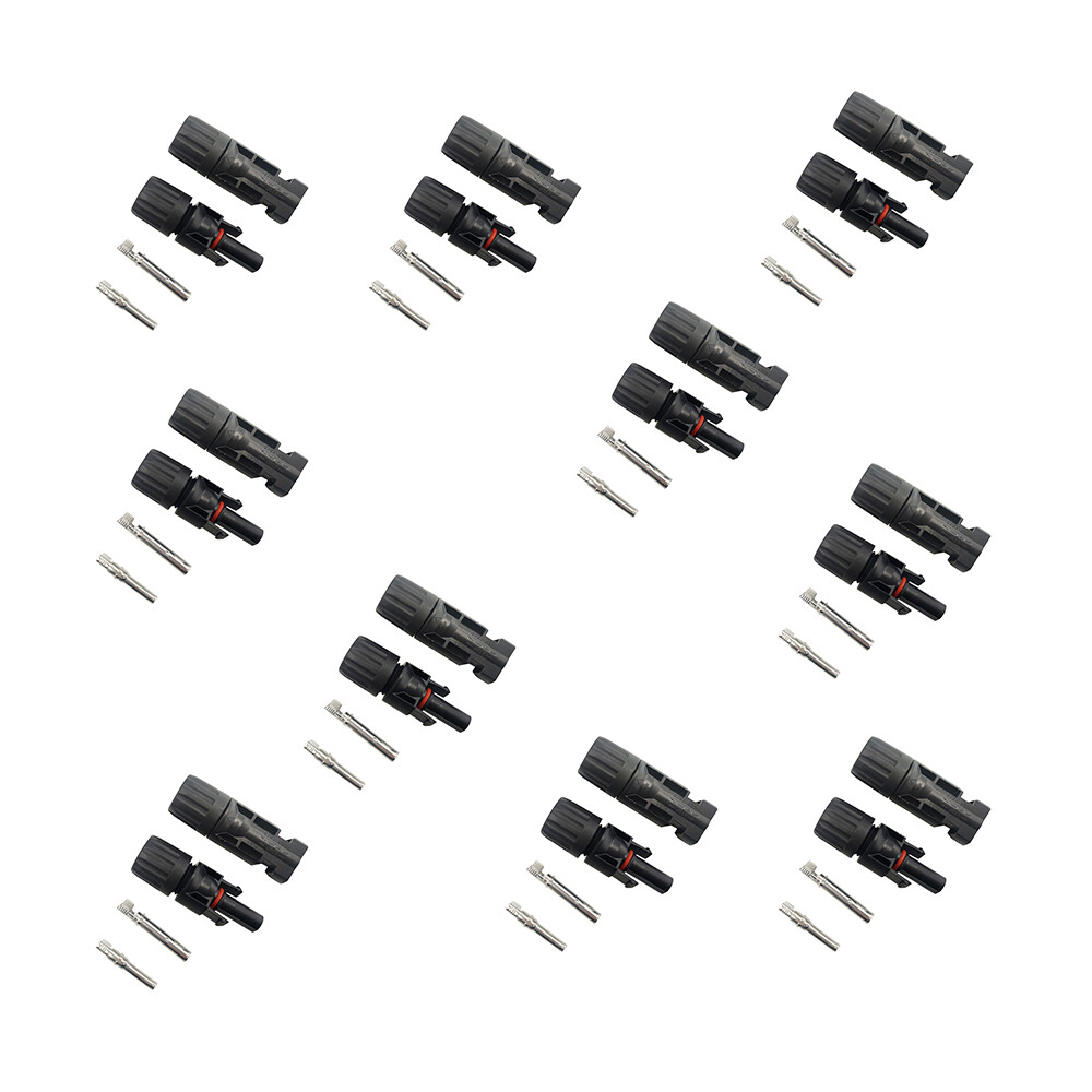 10 pair Solar Panel Photovoltaic Connectors 30A 1000V Solar Cable Connectors