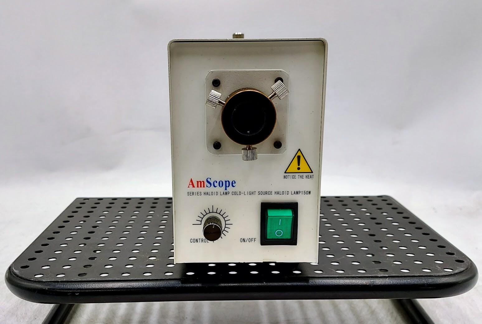 AmScope HL-250-A Haloid Lamp Cold-Light Source 150W Microscope Illuiminator Box