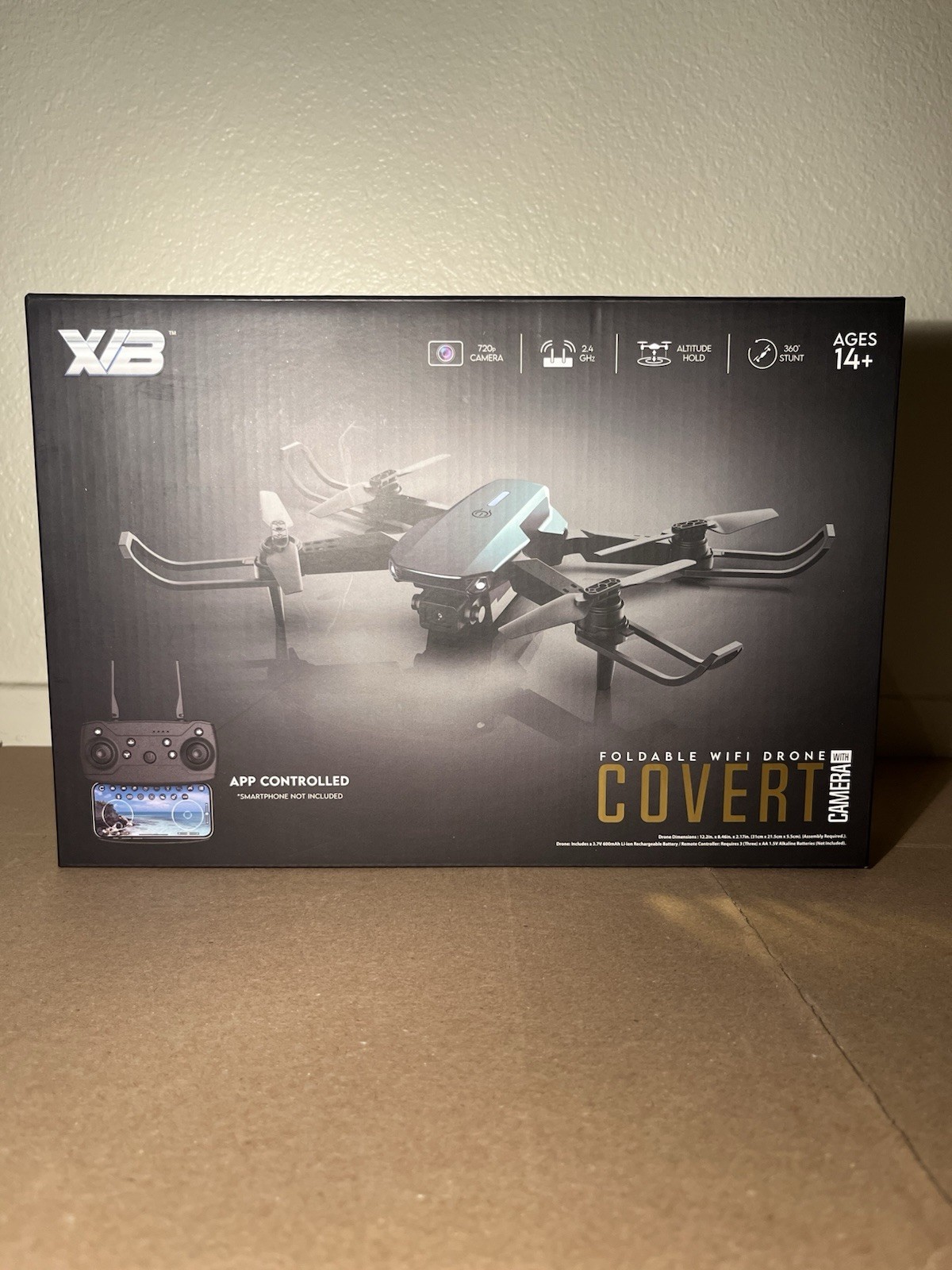 Foldable Wi-Fi Drone Covert with Camera