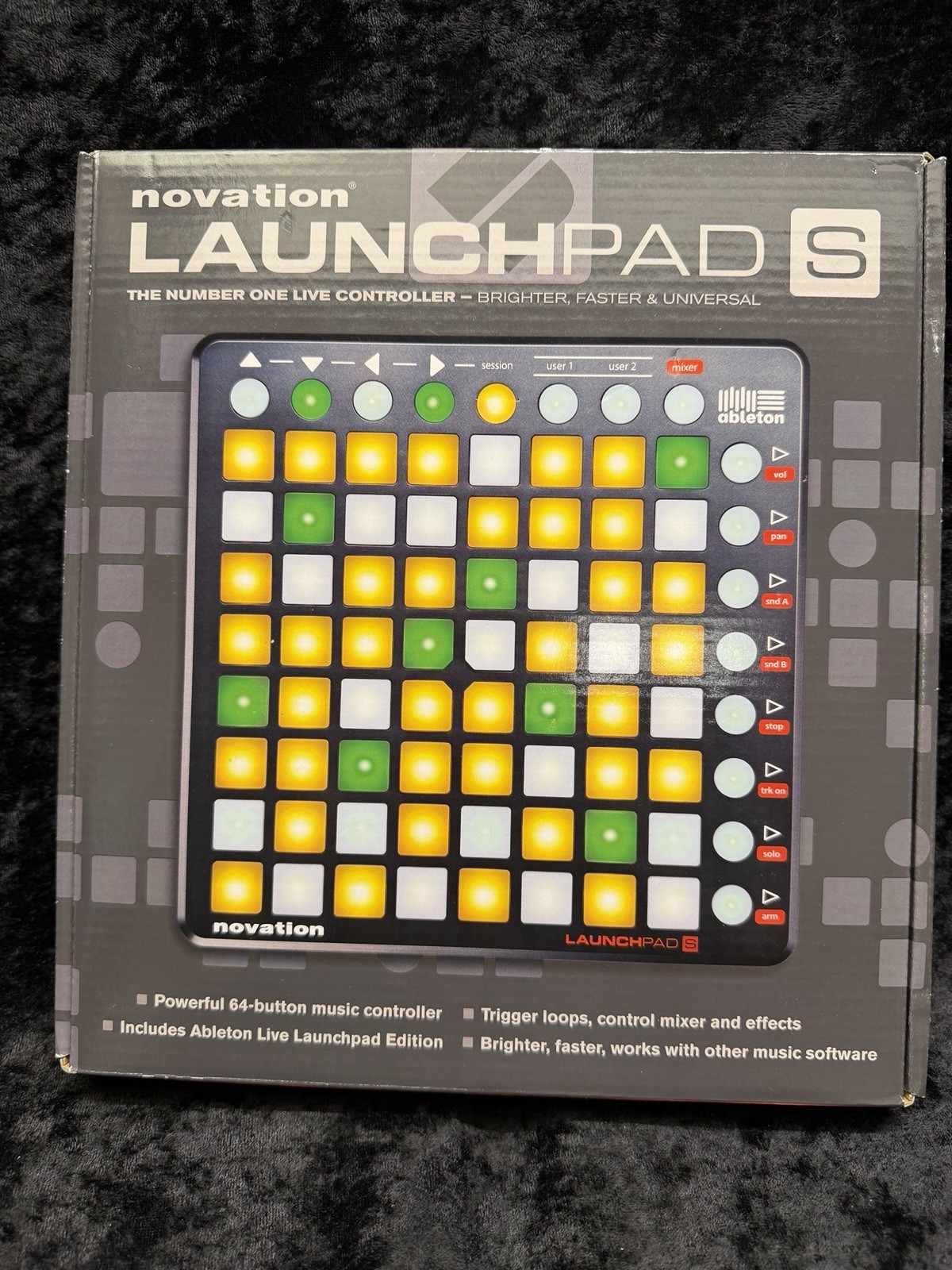 Novation Launchpad S USB MIDI Ableton Controller Input Pad NOVLPD02 **NICE!!