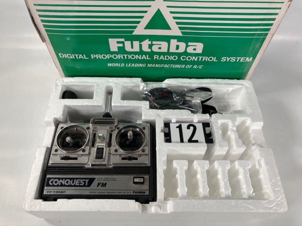 Futaba Conquest FP-T4NBF Vintage RC Transmitter FM Radio Control System Untested