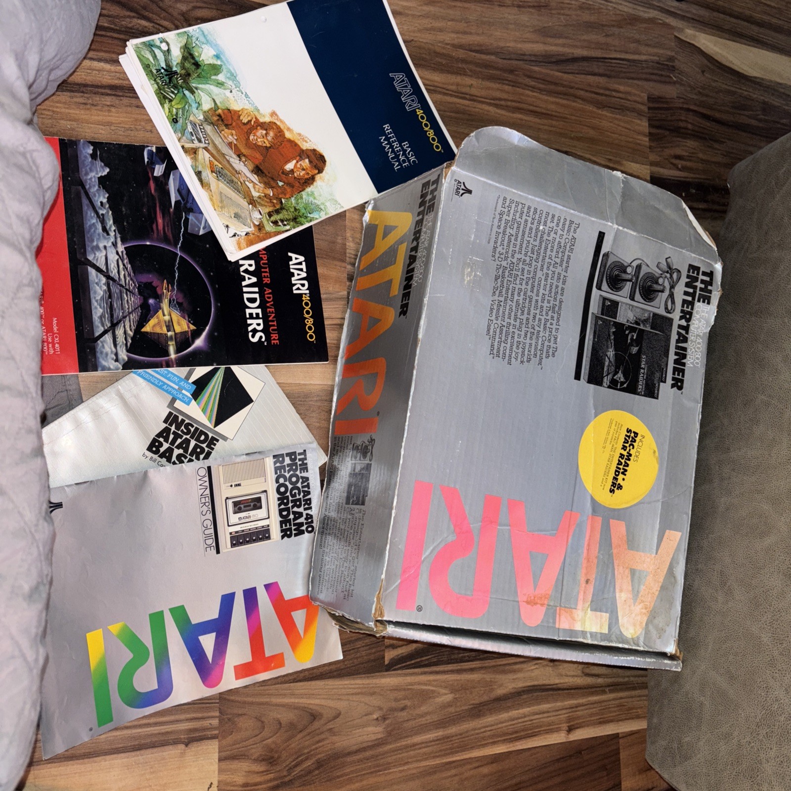 The Atari 400/800 Computer System Programmer Basic *Box And Inserts Manual #bc