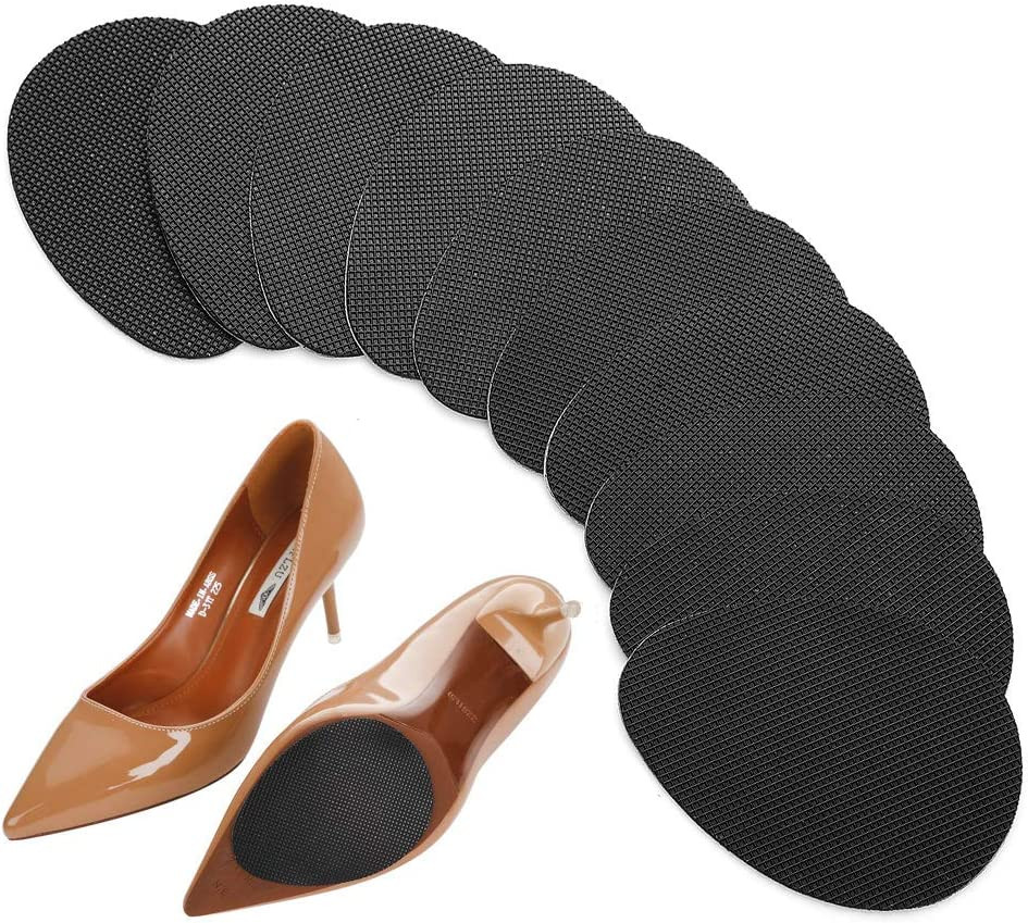 12PCS Non-Slip Shoe Pads for Bottom of Shoes, Premium Rubber Self Adhesive Anti-