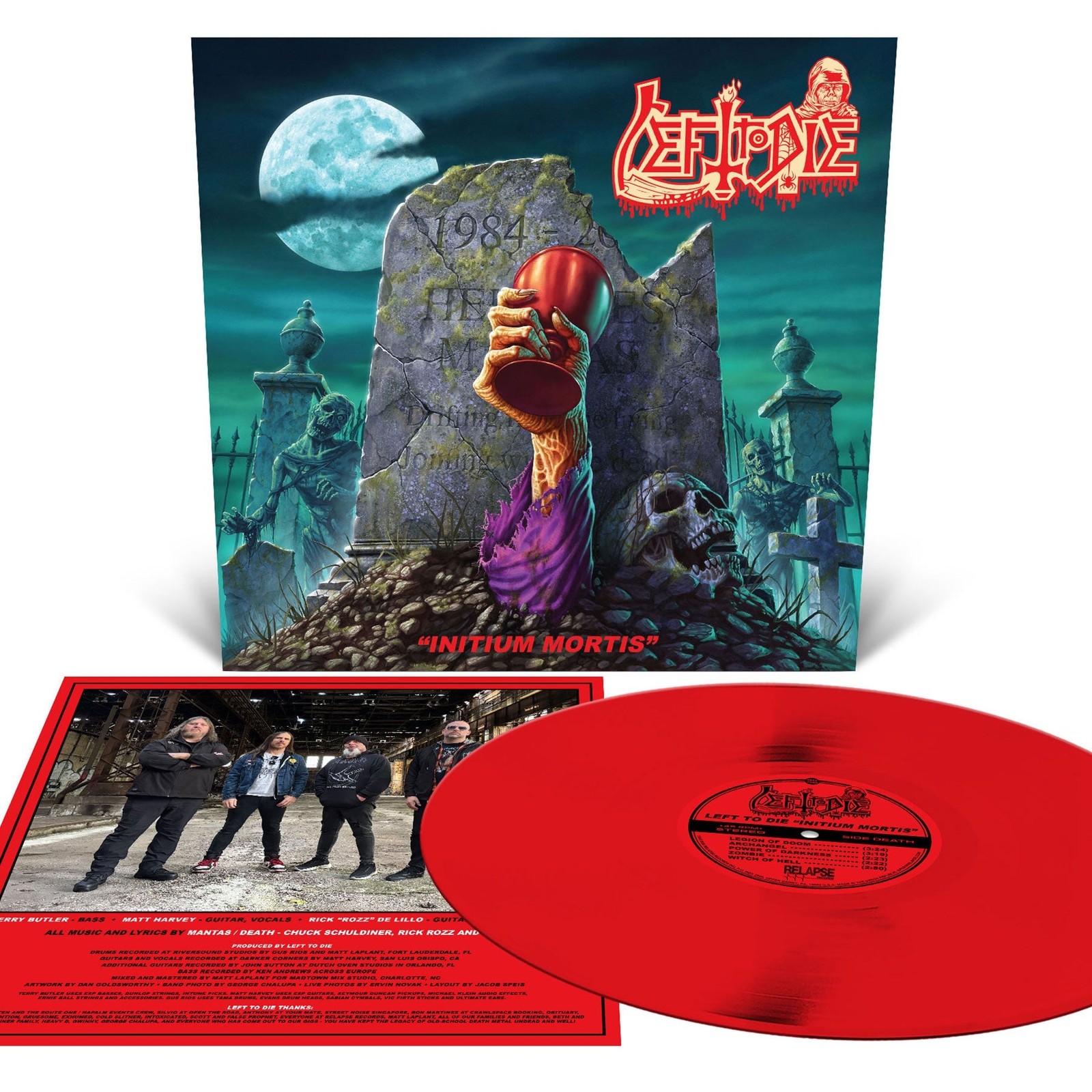 Left To Die - Initium Mortis [Red Vinyl]