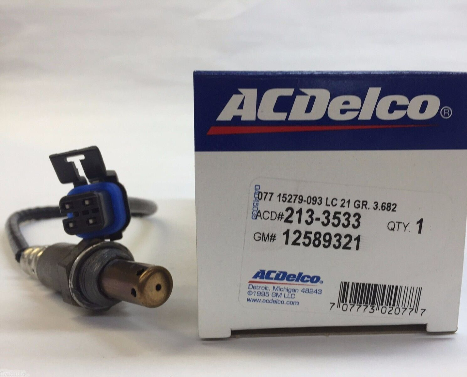 NEW GENUINE GM ACDelco Oxygen O2 Sensor 12589321