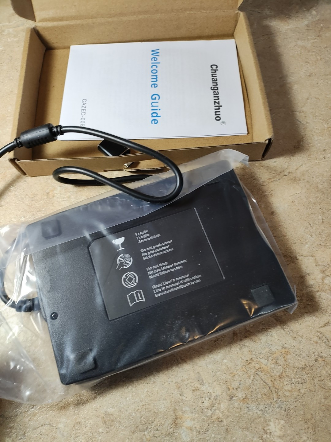 Chuanganzhuo Floppy Disk Drive Reader 3.5 inch External USB 2.0 Floppy Diskette