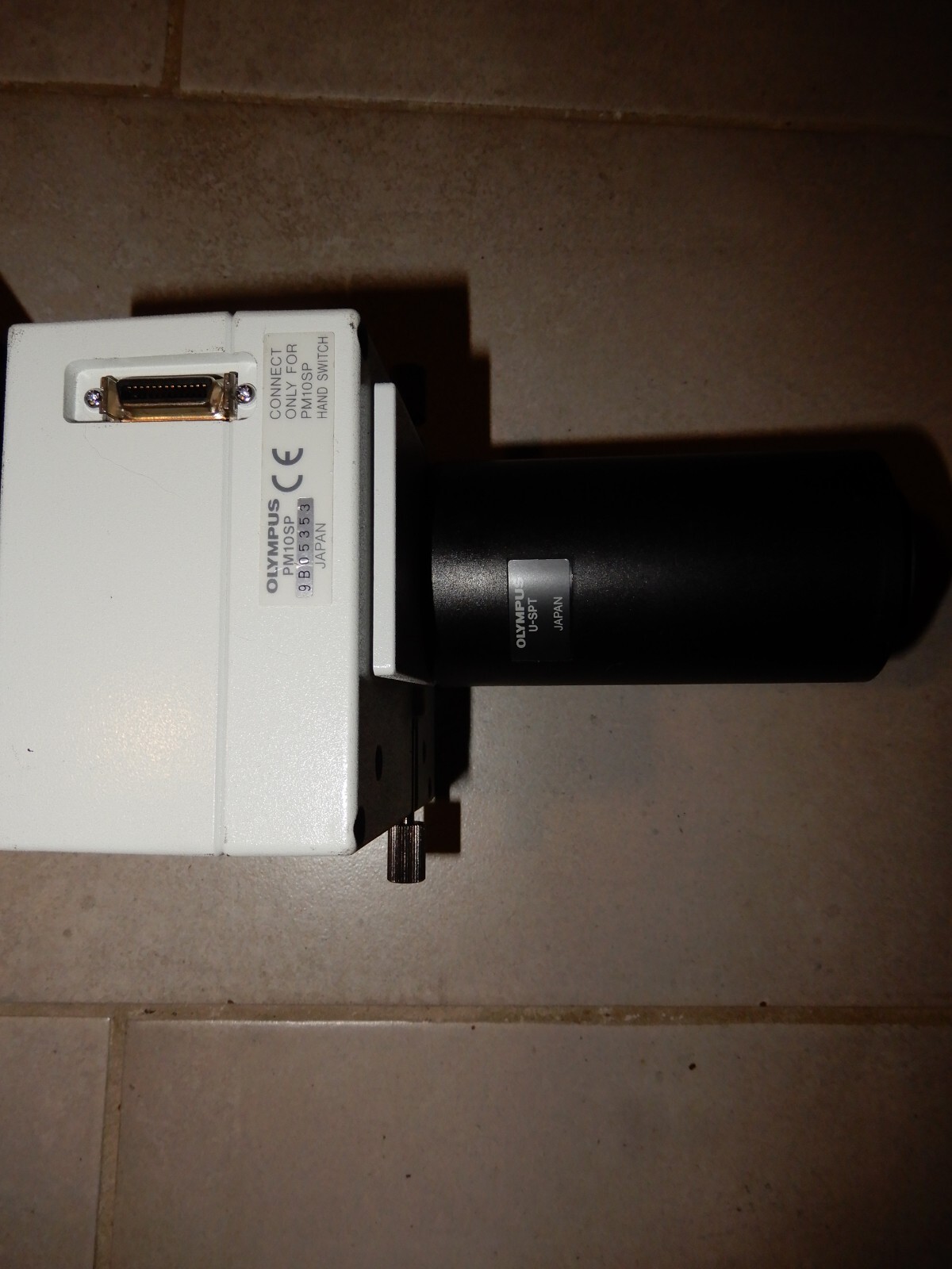 Olympus PM-C35DX 35MM Microscope Camera with PM-DA35DX Adapter and U-SPT Lens