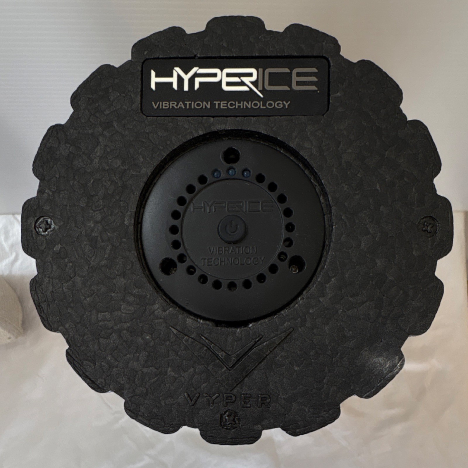 Hyperice Vyper Vibrating Foam Roller Black Vibration Technology