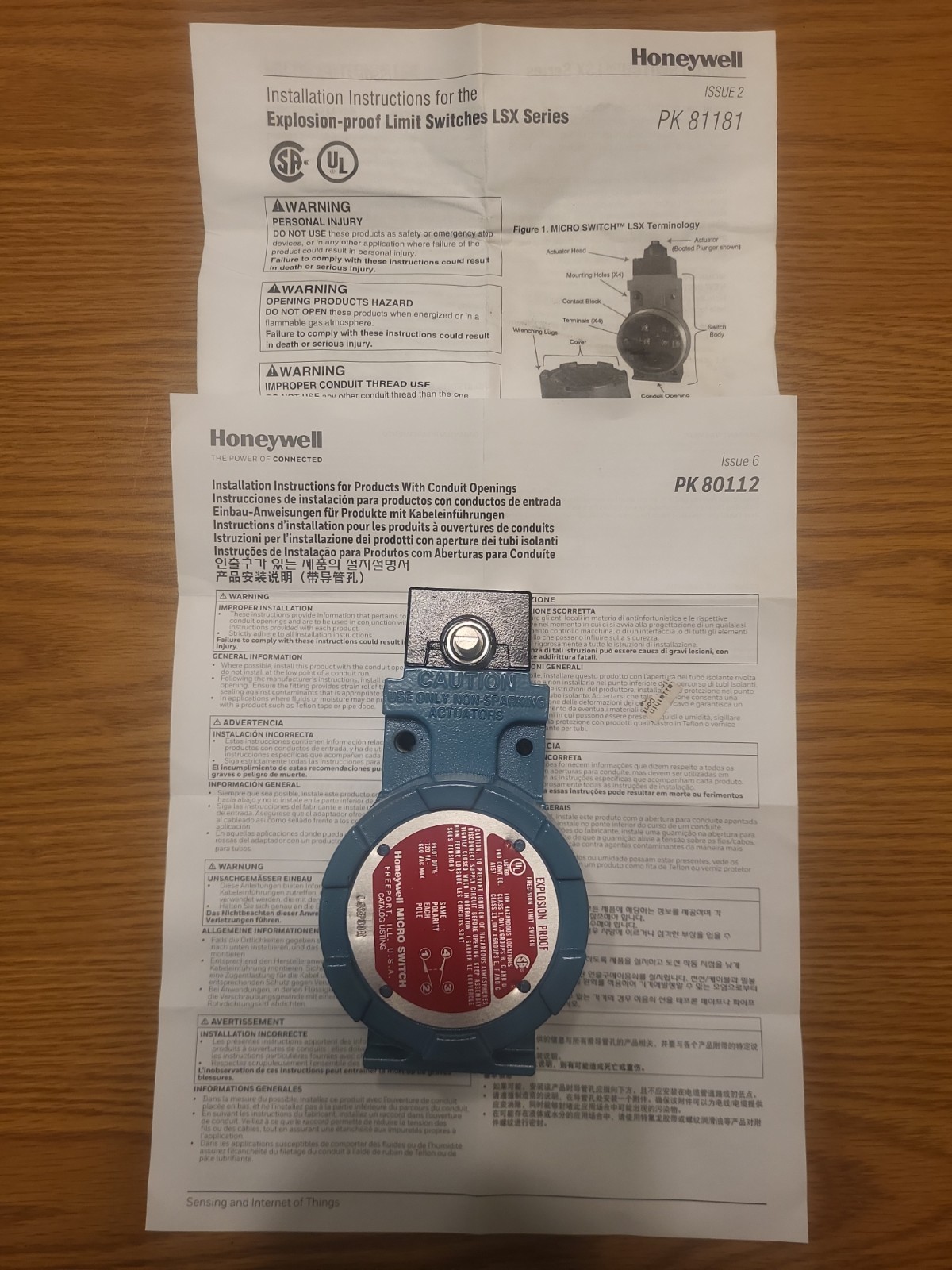 HONEYWELL LSXP3K3 MICRO SWITCH XP
