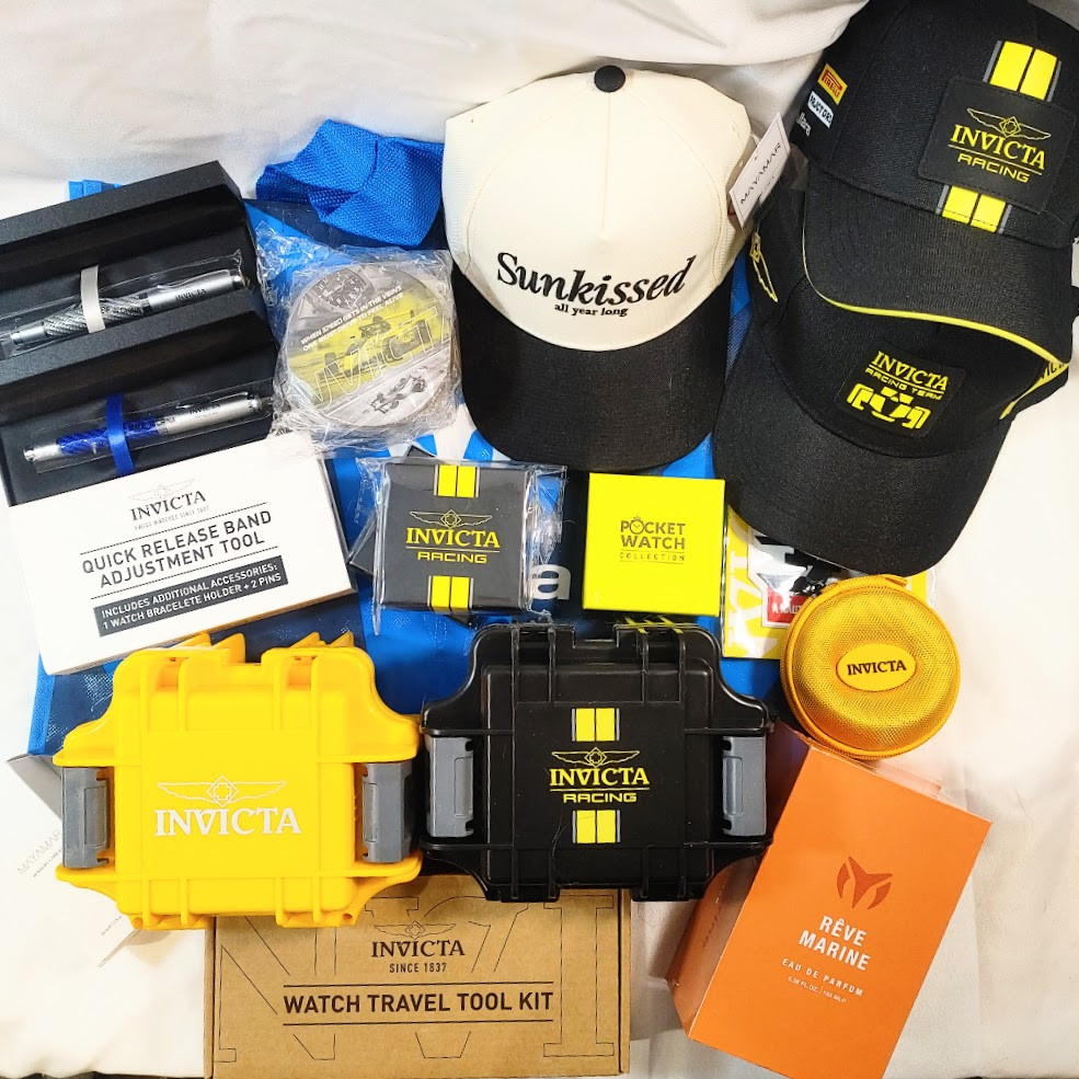 Invicta Merch Accessories - Case, Hat, Patch, Coaster, Pen, Pocket Watche, Bag