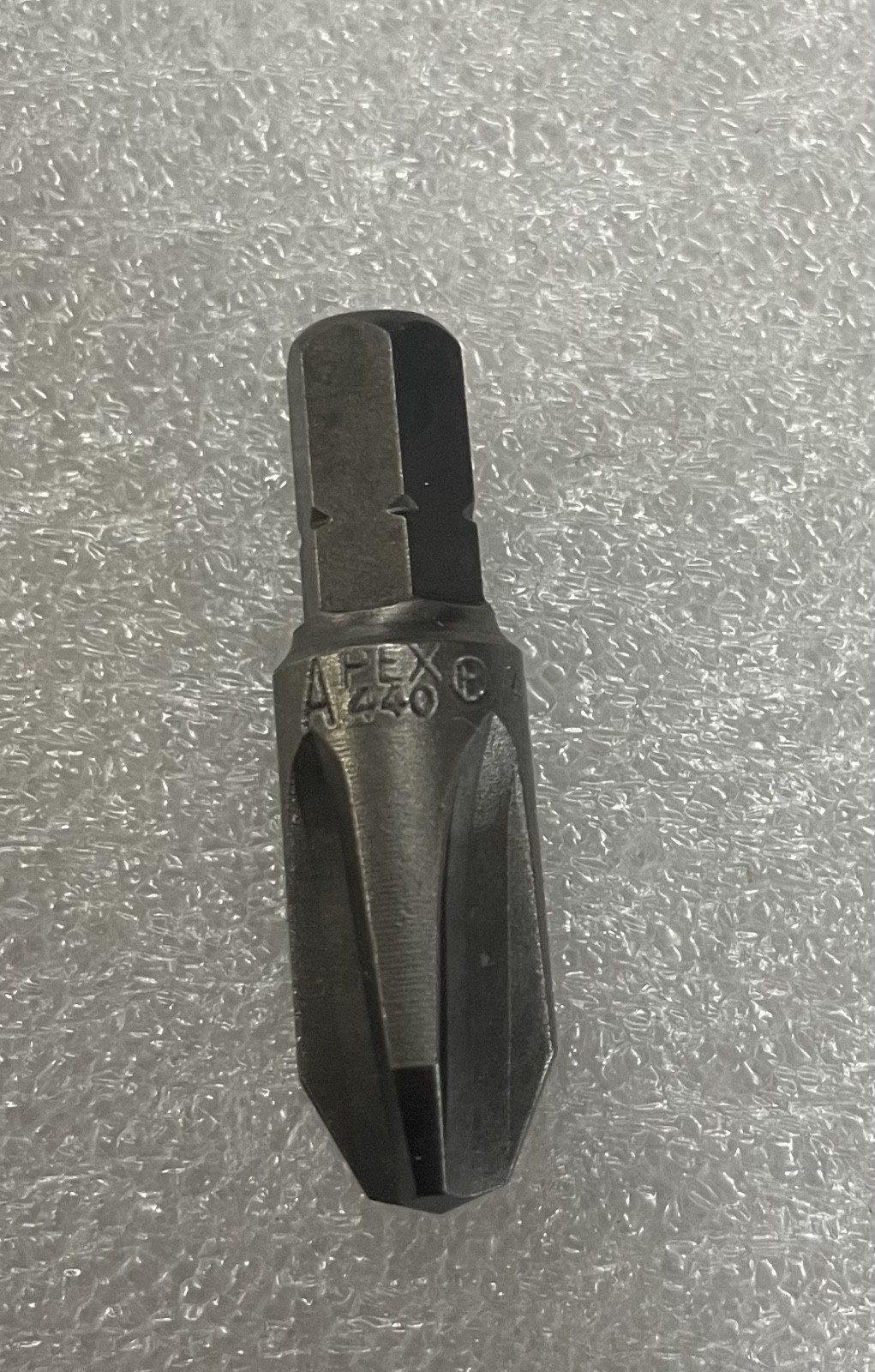 Apex 440-4X 1/4" Philips #4 Hex Insert Bits - Pack of 5