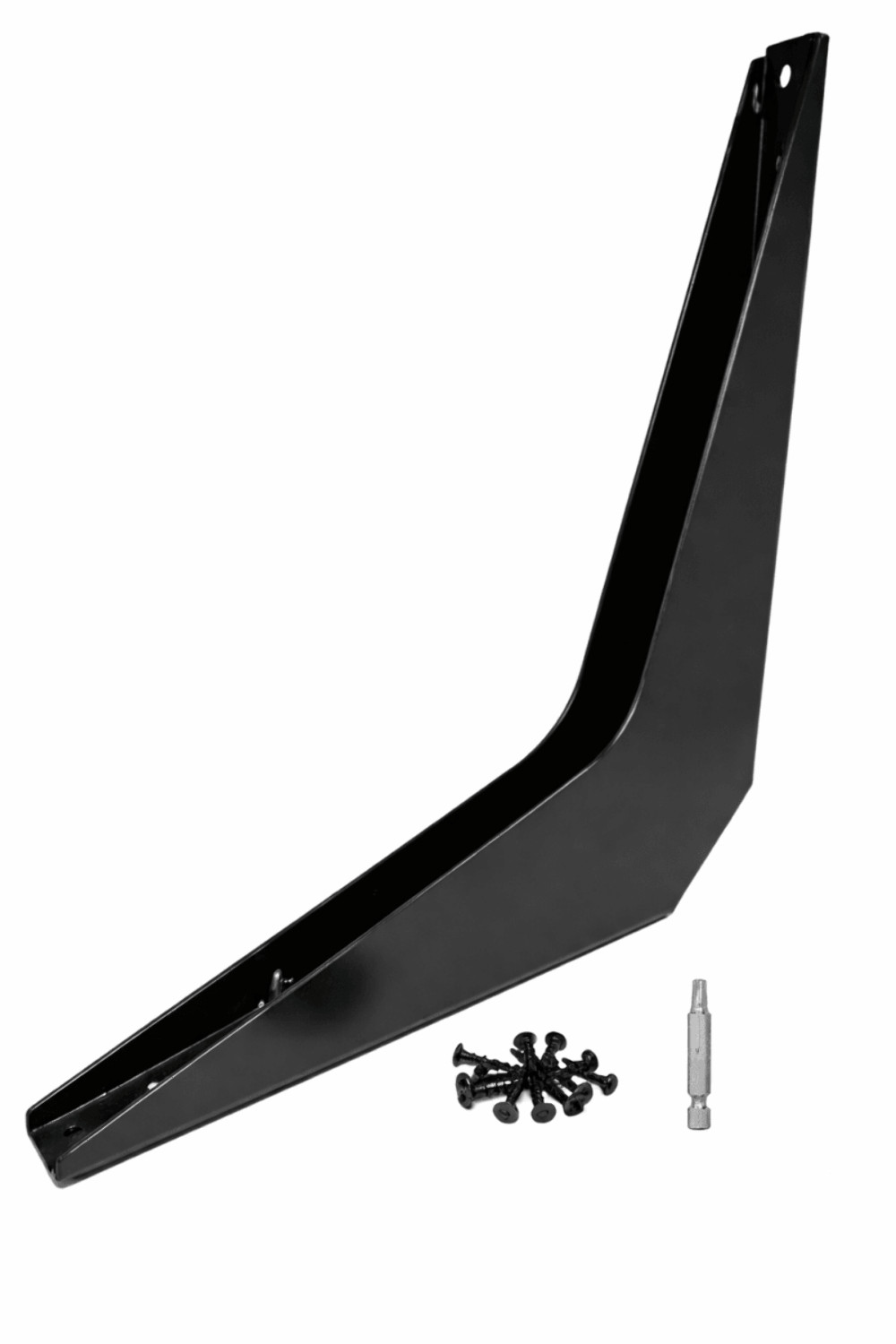 2-Pack (R & L) BuiltTough Heavy-Duty Universal Reversible Brackets 1/8" Solid St