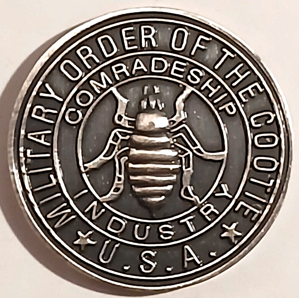 Military Order Of The Cootie Token Life Member Honor Degree USA 1.1875"