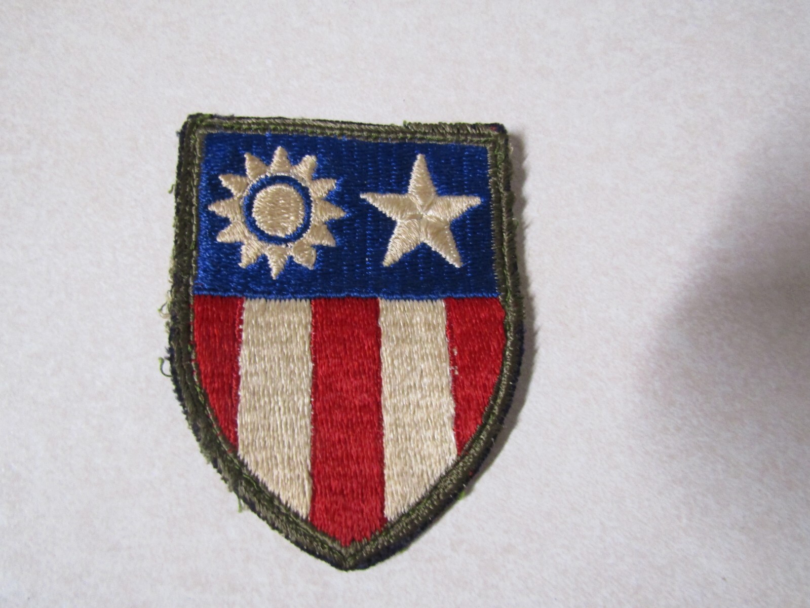 MILITARY PATCH OLD ORIGINAL WW2 ERA CHINA BURMA INDIA THEATER
