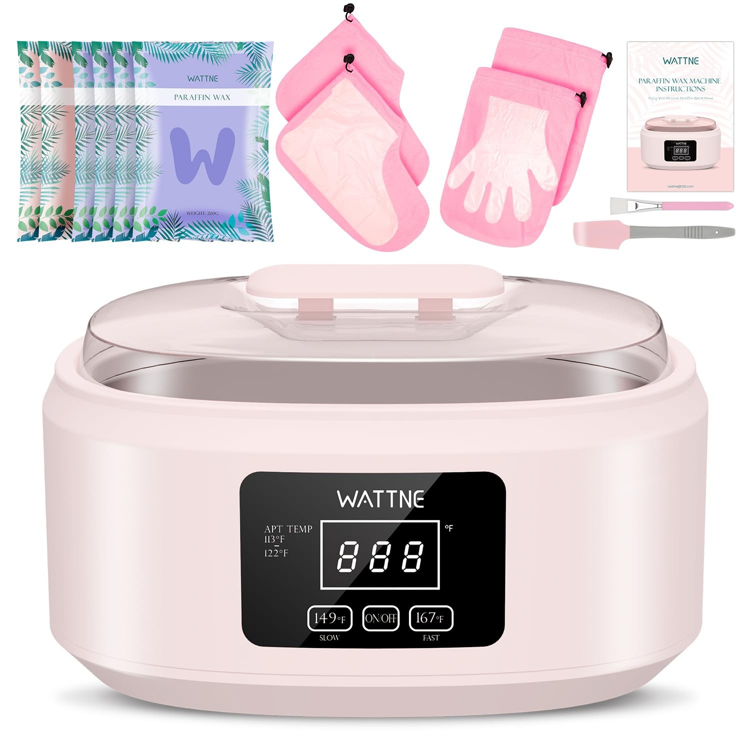Paraffin Wax Machine for Hand and Feet -Paraffin Wax Warmer Moisturizing Kit ...