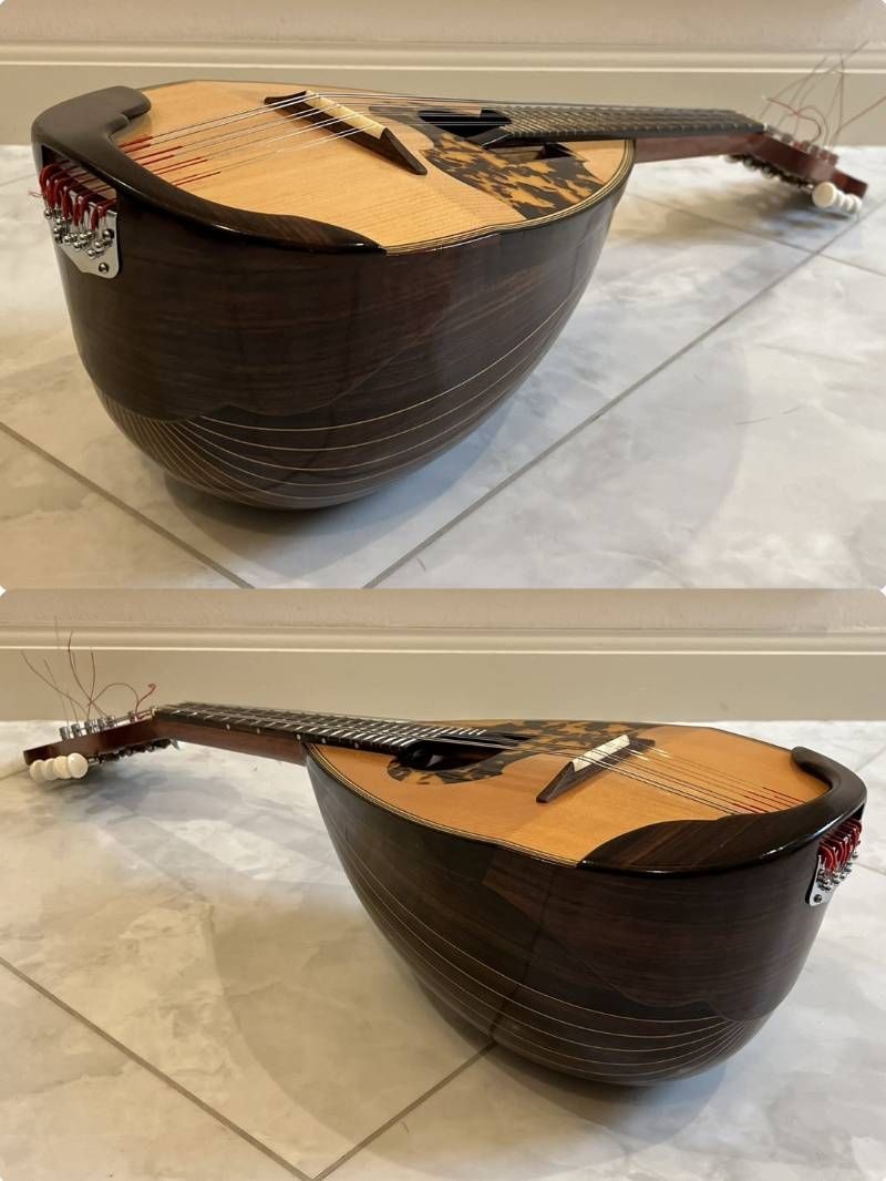 Minoru Noguchi Mandolin String Instrument with Hard Case