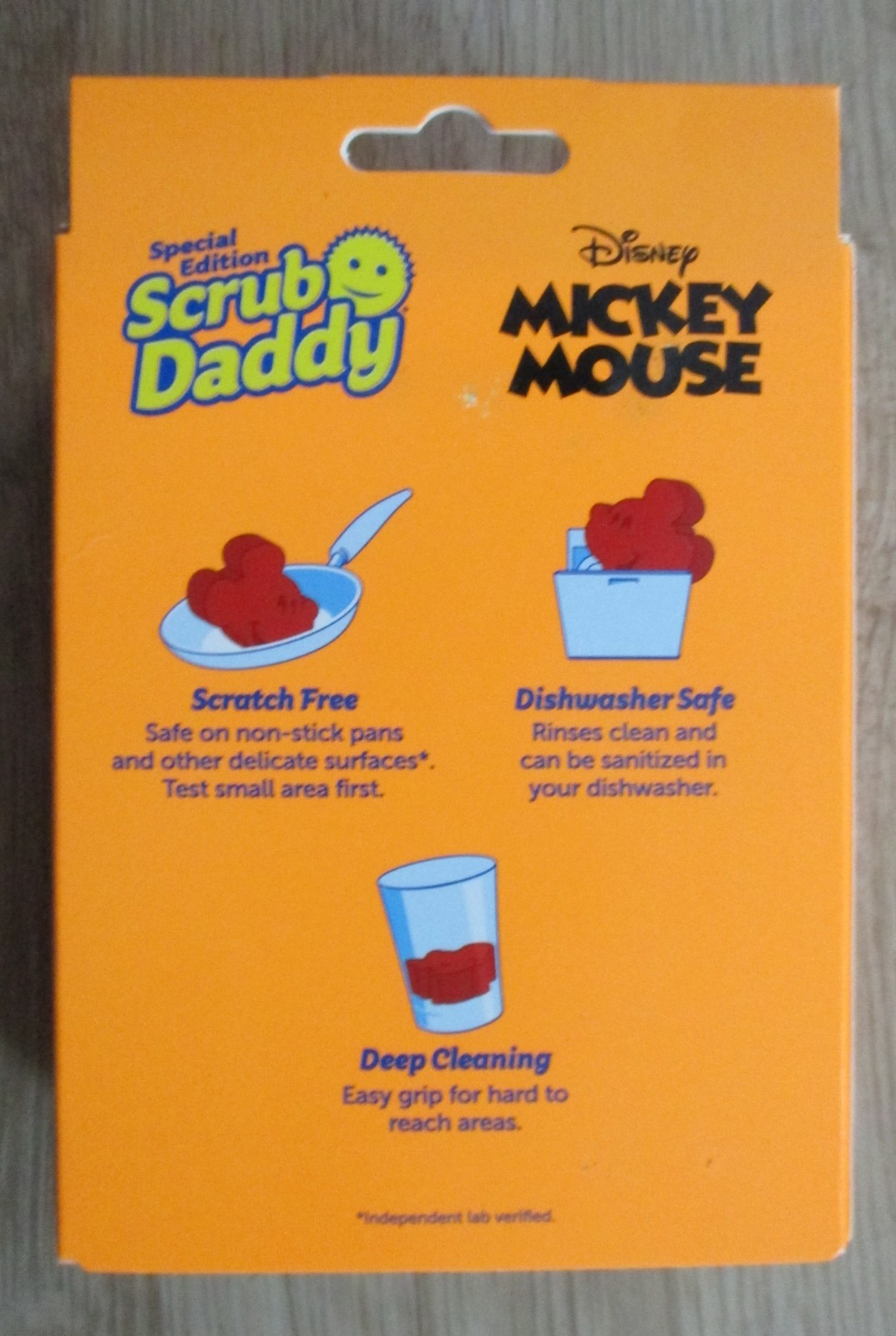 SCRUB DADDY / DISNEY - Mickey Mouse Special Edition Cleaning Sponge - NIP